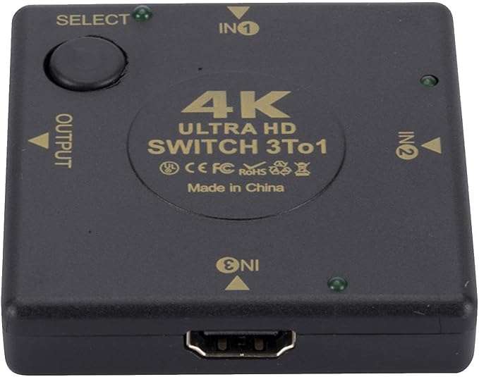 Conmutador HDMI para PC o monitor