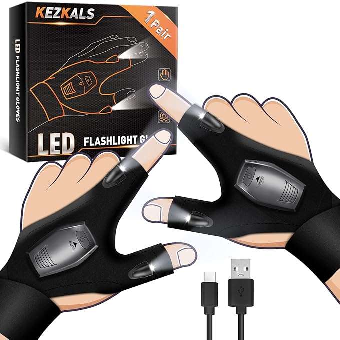 Guantes con luz LED KEZKALS