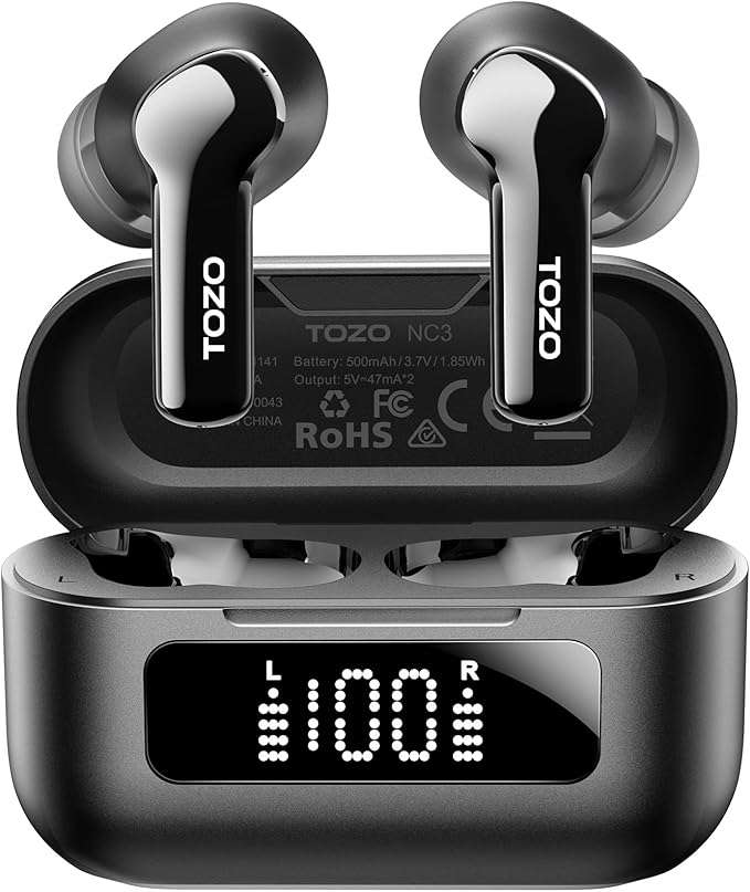 Auriculares inalámbricos TOZO NC3 con cancelación de ruido activa